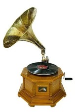Vintage HMV Gramophone Fully