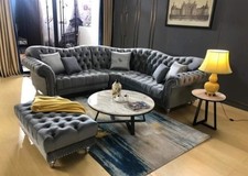 Chesterfield Grey Elegance 2C2