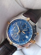 Breitling Chronomat b130150.1 Rare Honeycomb Dial Blue