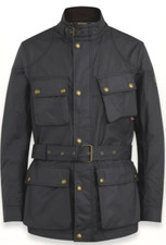 Belstaff Black Wax Cotton