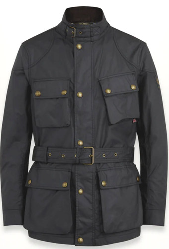 Belstaff black wax cotton - wax,