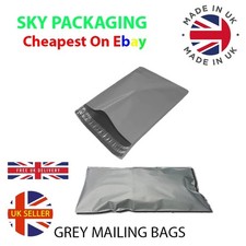 Grey Postage Mailing Bags