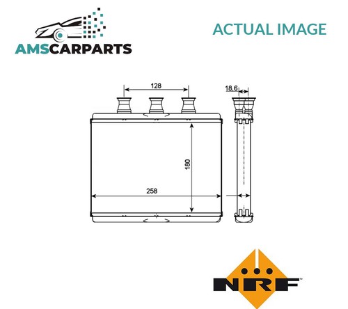Heater radiator exchanger lhd - radiator,