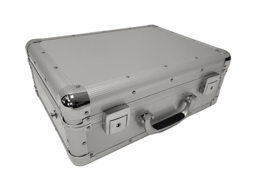 Aluminium briefcase with foam - with,