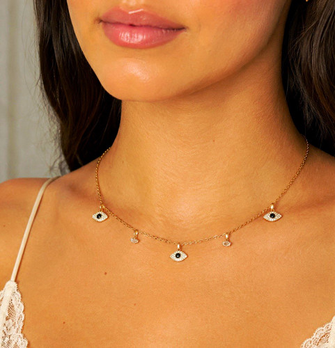 Gold tone adjustable cable - gold,