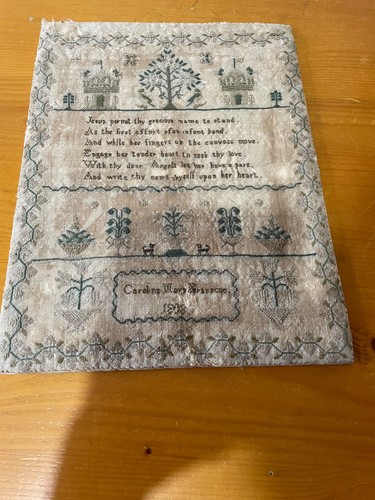Georgian 1808 antique sampler - georgian,