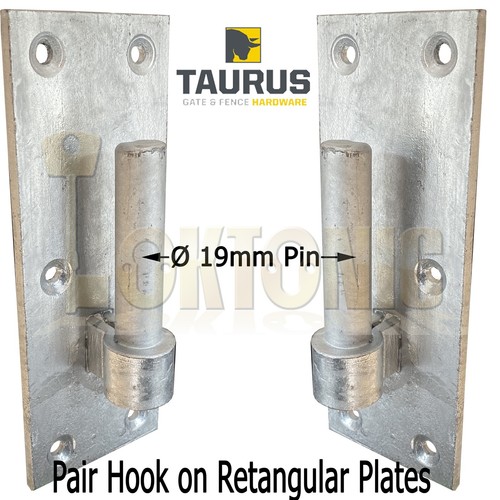 Pair galvanised heavy duty - pair,