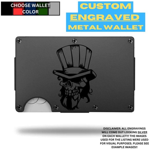 Uncle sam skull laser - skull, engraved