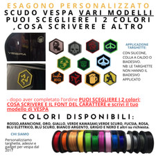 Custom hexagon Piaggio Vespa