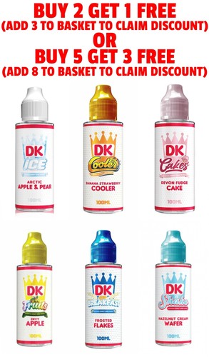 Donut king liquid 100ml 0mg - e,