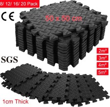 EVA Interlocking Mat Thick Heavy Duty Floor Mats Soft Foam GYM Flooring 10 MM
