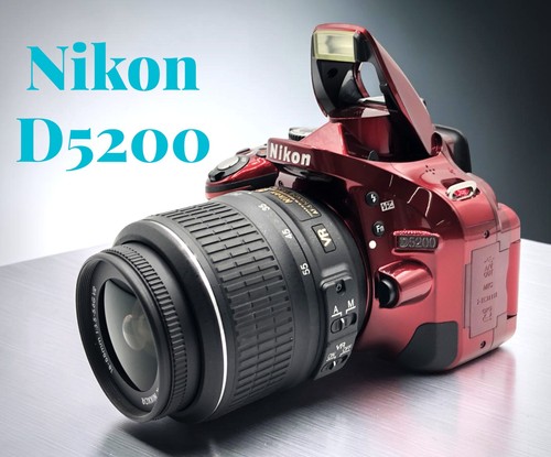 Nikon d5200 red 1mp dslr - nikon,