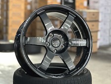 New 18x8.5J AOW TE37 SAGA DGM (4 Wheel) 5x112 Fit Mercedes Audi BMW VW Golf GTI