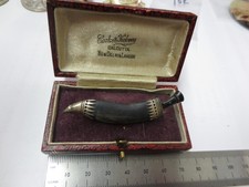 Vintage Miniature Kukri Knife Pin/Brooch by Cooke & Kelvey Calcutta w/ Box (Vet