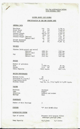 Humber hawk series - humber,