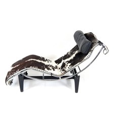 Retro Vintage Cowhide Recliner