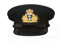 Royal Navy Officer Cap Black