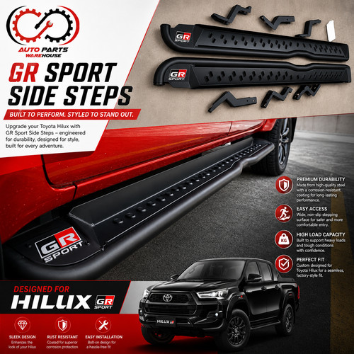 Heavy duty black - black, steps
