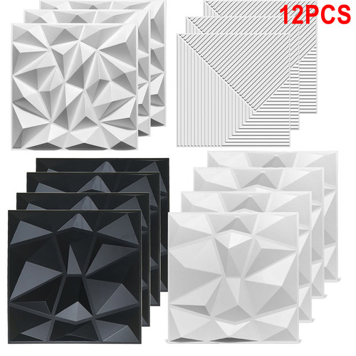 12x wall panels covering - 12x, 3d
