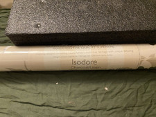 Laura Ashley Isodore Charcoal/Linen Luxury Wallpaper Batch No W077206-A/I