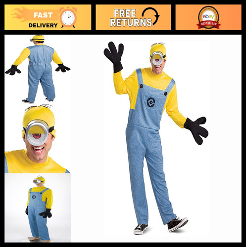 Adult minion costume jumpsuit - costume,