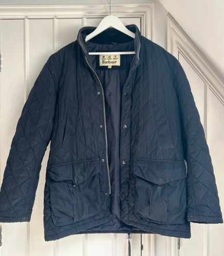 Barbour men navy quilted - men's,