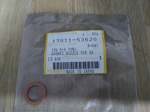 Kubota engine nozzle gasket - engine,