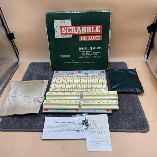Vintage scrabble luxe board - scrabble,