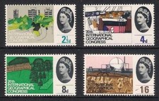 GB 1964 Commemorative Stamps~Geographical~Unmounted Mint Set~UK Seller