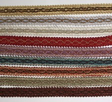 Braid Gimp Trim 15mm wide Upholstery Craft Edging Available 8 colours #10
