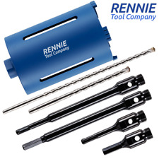 DIAMOND CORE DRILLS 22-182mm 150 / 300mm LONG & ADAPTORS / HOLESAW CUTTER BIT 