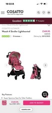 BRAND NEW  Cosatto Whoosh 4