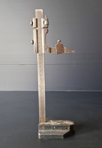 Vintage steel vernier height - vernier,
