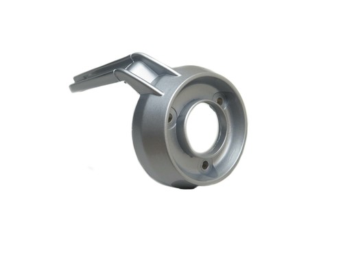Exhaust end cap plastic silver - end,