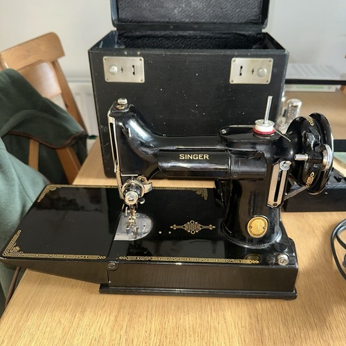 Antique singer 221k electric - antique,