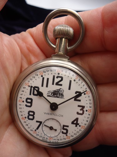Vintage westclox pocket watch - vintage,