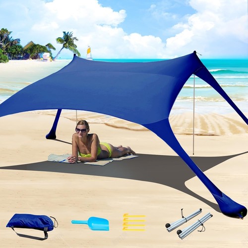 Beach tent sun shelter - beach,