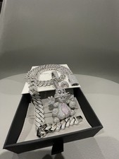 Premium Quality 16mm 3-Row Prong Set CZ Chain – Luxury Iced Out Necklace