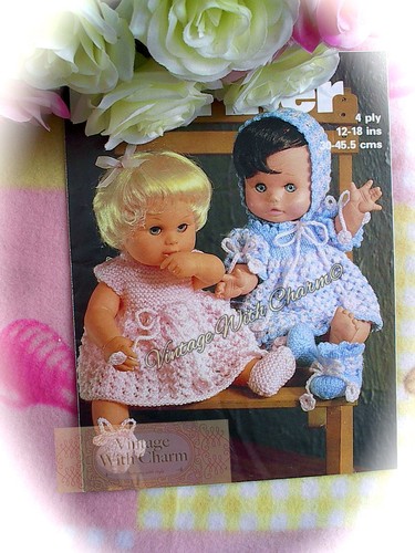 Vintage dolls clothes - clothes, knitting