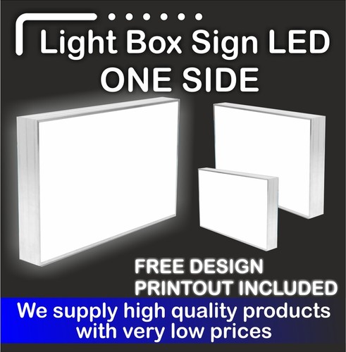 Illuminated light box shop - illuminated,