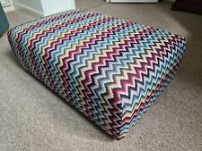 Dfs Zika Banquette Footstool multi-coloured Pattern fabric