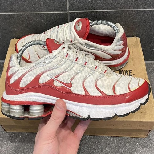 Nike shox fade white - and, red