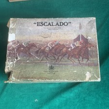 Vintage Chad Valley Escalado Horse Racing Game 1960s Set