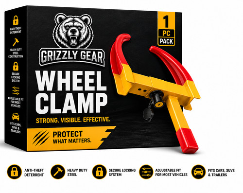 Heavy duty wheel clamp - duty,