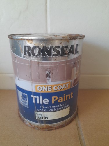Ronseal tile paint - tile, magnolia