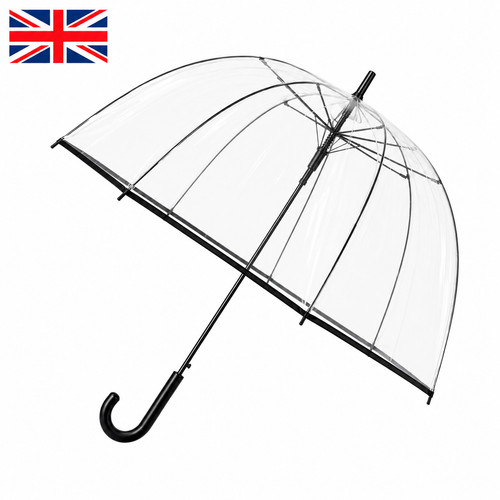 Transparent clear umbrella - clear, see