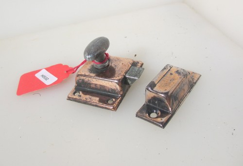 Vintage iron sprung lock old - sprung,