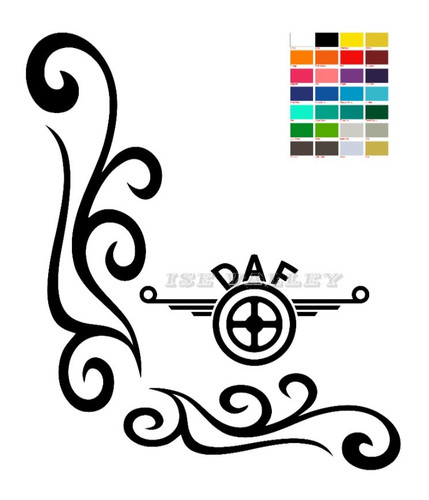 Daf window vinyl - window,