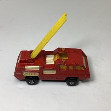 Matchbox Car Vintage Blaze Buster Fire Truck No 22 Red Superfast Lesney England