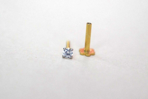Real diamond nose stud - ct,